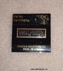 Прямоугольный значок Harley - Davidson USA. Оригинальная продукция.