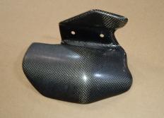 Правая оригинальная карбоновая накладка на глушитель Ducati DUCATI M400 M900 S4R S2R 46010383A