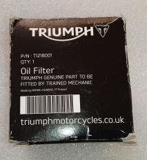 Новый оригинальный масляный фильтр на Triumph T1218001 - фото 4